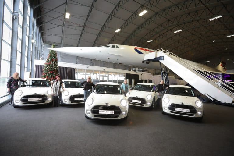 Manchester Airport gives away Minis as part of birthday celebrations
