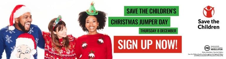 Save the Children launches Christmas Jumper Day campaign