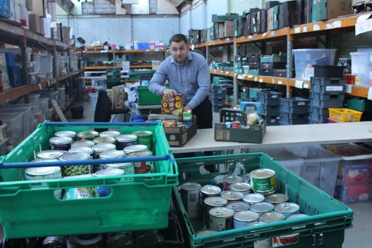 Healthy Investment makes donation to local food bank as demand doubles during lockdown