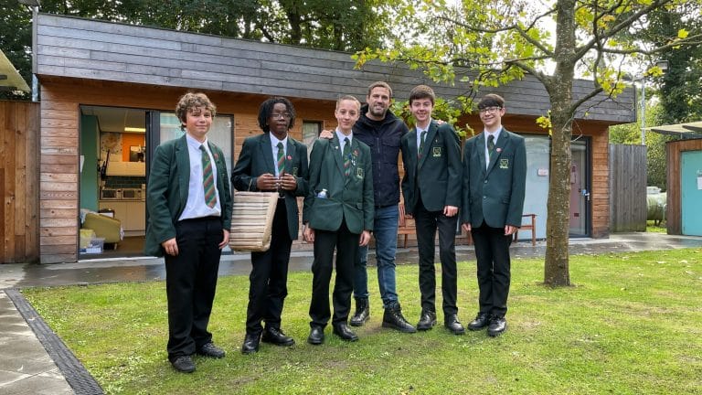 Hollyoaks welcomes 4Schools winners onto set