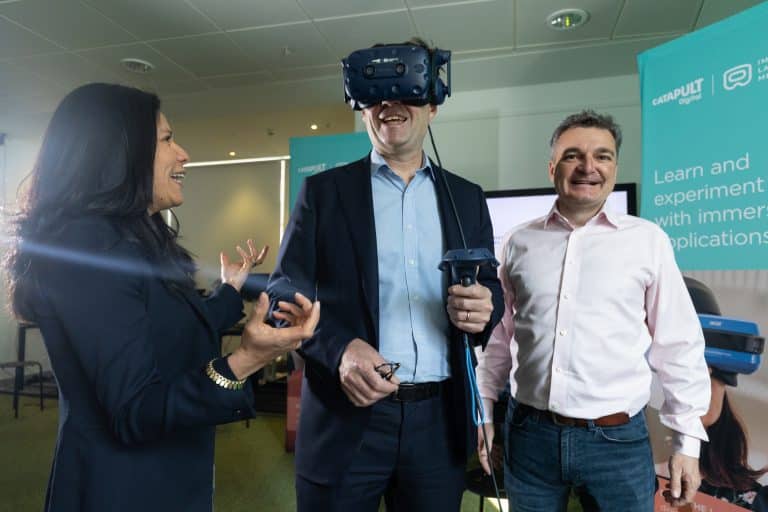 Andy Burnham unveils UK’s first 5G enabled immersive technology lab at MediaCityUK