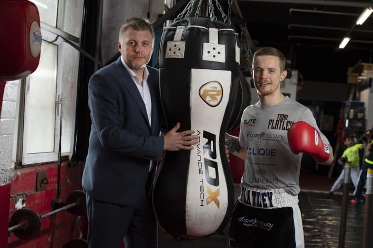 Cowgills backs Bolton boxer Jack Flatley