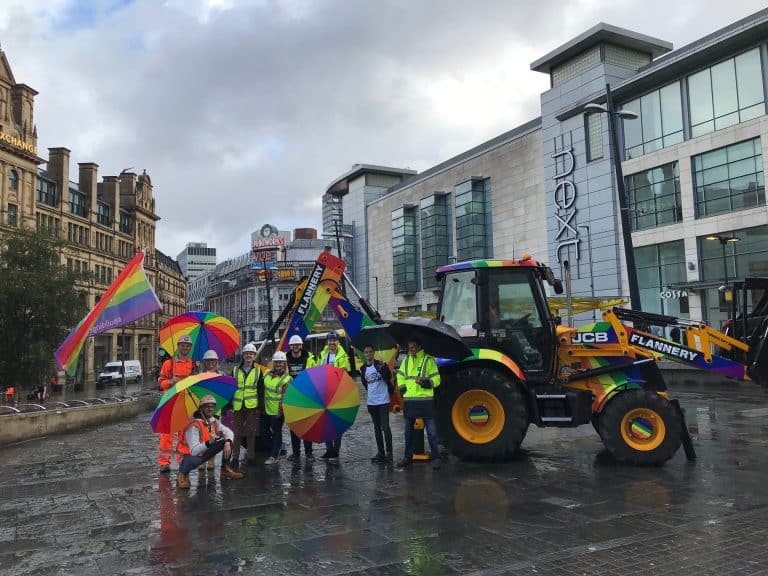Building Equality leads North West’s construction industry’s biggest ever celebration of diversity and inclusion at Manchester Pride Weekend
