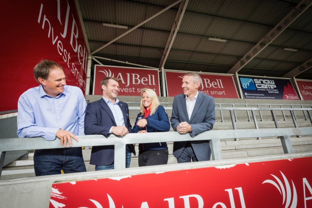 Sharks and AJ Bell unveil ‘Snow-Camp Stand’ ahead of first home game of the season