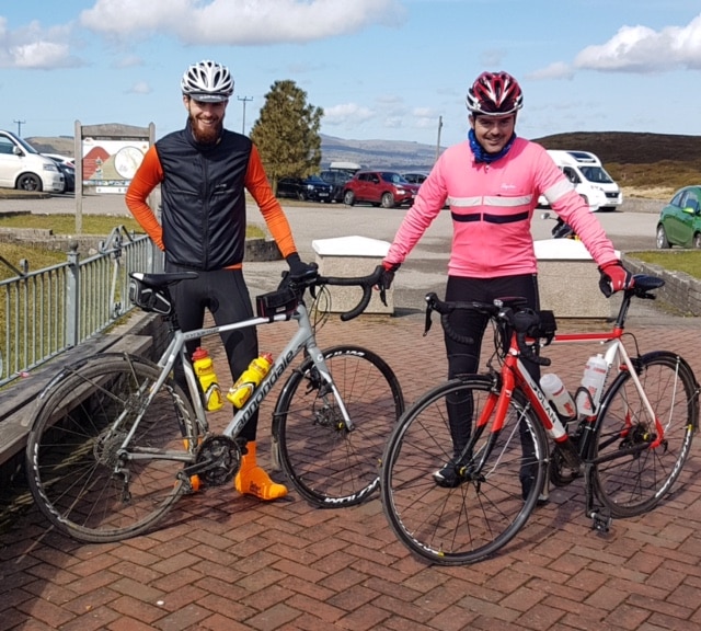 Surveyors get on their bikes for epic highland challenge