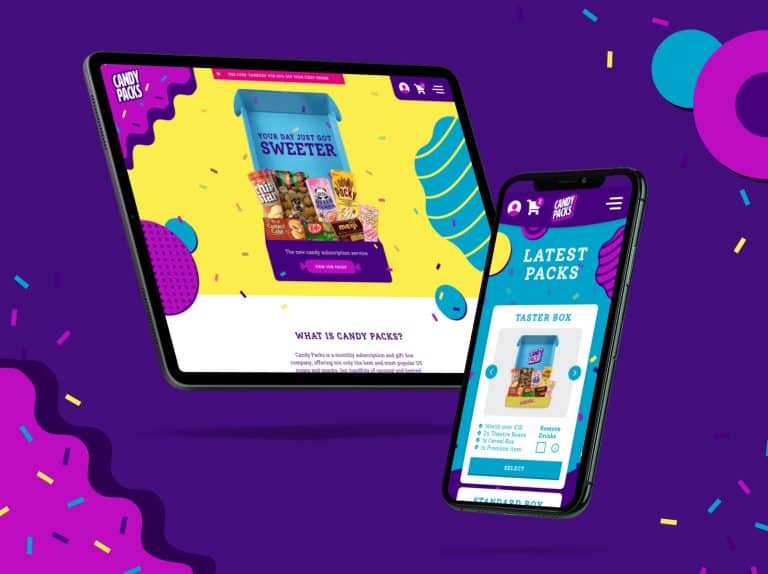 Pixel Kicks creates new e-Commerce site for Candy Packs
