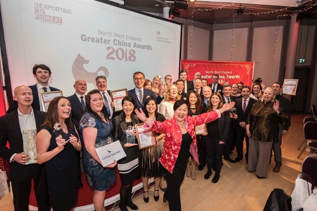 Manchester businesses honoured for international excellence at China awards dinner