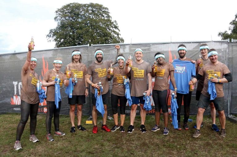 Scientists swap lab coats for headbands in support of the Cystic Fibrosis Trust