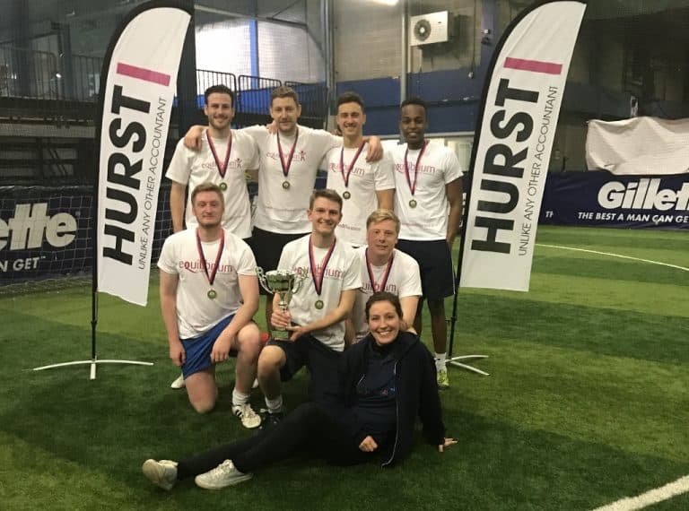 HURST football tournament raises £1,800 for MedEquip4Kids