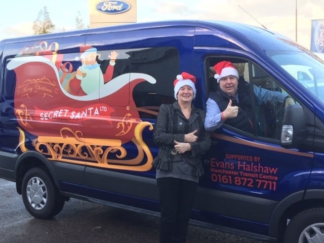 Santa Has a New Sleigh as Evans Halshaw Ford Support Underprivileged Children this Christmas