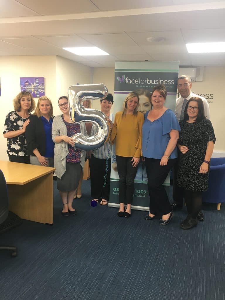 Face for Business celebrates fifth anniversary with the answering of its 750,000th phone call