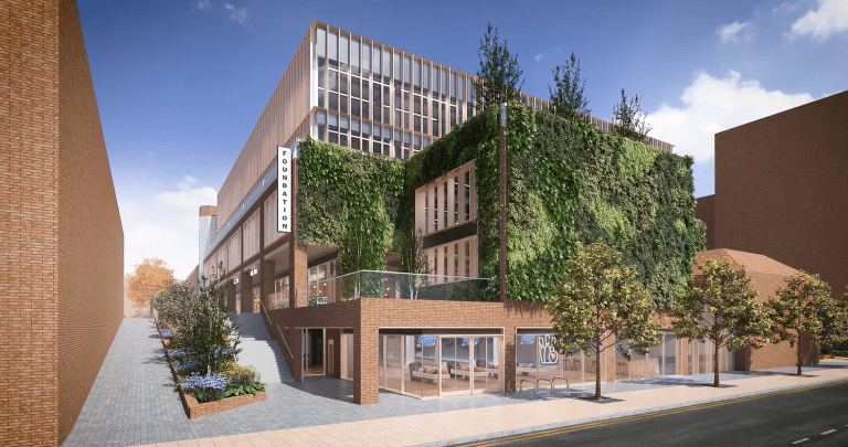 NEW GATEWAY TO ALTRINCHAM’S TOWN CENTRE EMERGES AS FOUNDATION’S PIONEERING TRANSFORMATION TAKES SHAPE