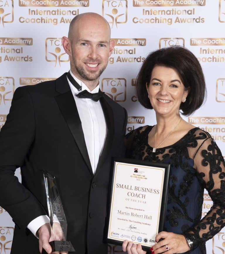 Global business coach award win for Martin Robert Hall