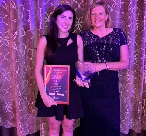 JOSEPH HOLT RECOGNISED WITH STAFF WELLBEING AWARD