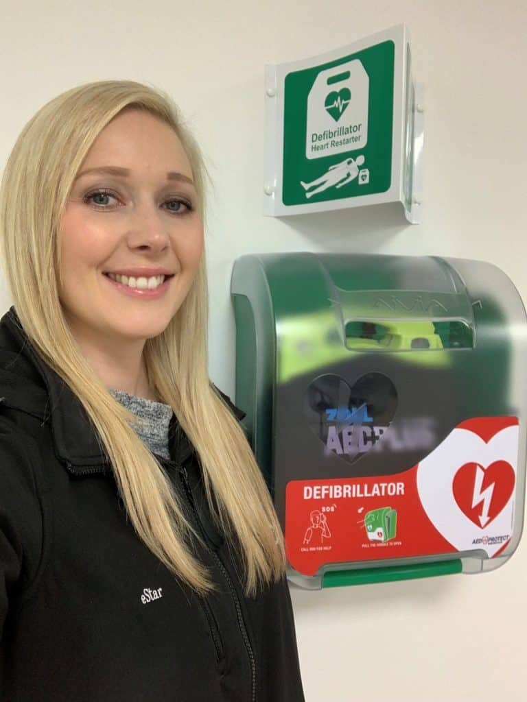 eStar installs life-saving defibrillators at all of its sites