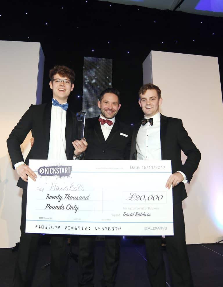 The Baldwins KickStart Young Entrepreneur Awards open