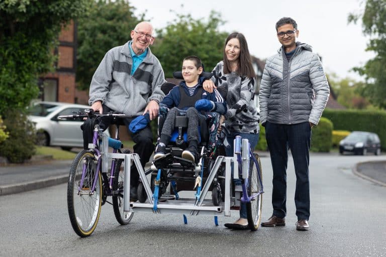 Manchester-based Insync bikes join forces with inventor to create trike for special needs children  