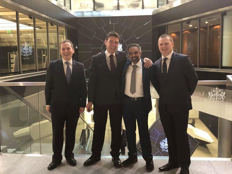 Northcoders opens London Stock Exchange with Andy Burnham