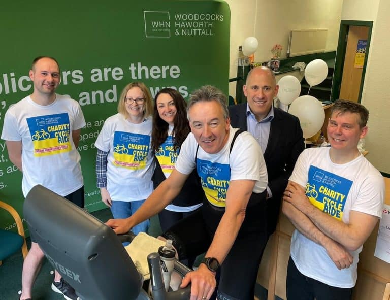 Legal firm’s pedal power pushes donations past £1k for Ukraine Humanitarian Appeal