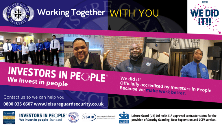 Another people award for Leisure Guard Security