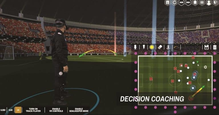 Football referees will soon be using satellites and virtual reality to put themselves in players boots
