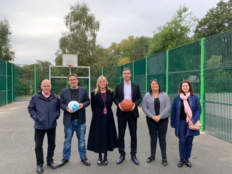 Network Space Developments donates Multi-Use Games Area to community after disused £40,000 kit was included with newly-acquired industrial site