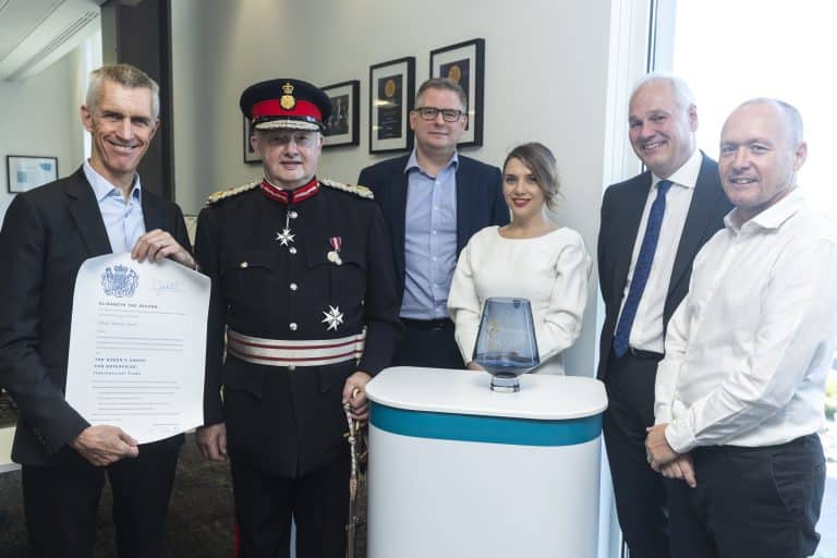 Lord Lieutenant of Greater Manchester presents Queen’s Award   to Mason Advisory 
