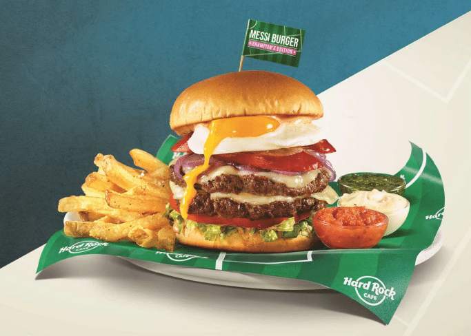 WHAT A RESULT! MESSI BURGER IS BACK AS WORLD CUP FEVER HITS HARD ROCK CAFE MANCHESTER