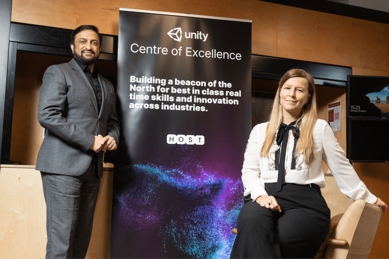 HOST announces partnership with Unity to launch the UK’s first-ever Centre of Excellence at Media City, accelerating innovation in video gaming, digital media and immersive technology