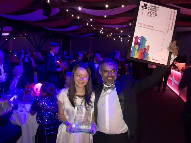 Northcoders scoops Business of the Year gong at national business awards 