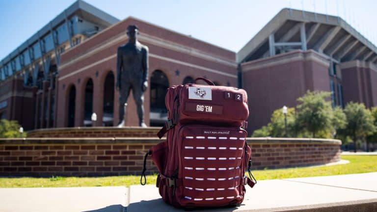 Built For Athletes Partner with Texas A&M Athletics on Exclusive Gym Backpack