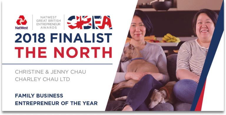 Luxury dog bedding company Charley Chau shortlisted in The 2018 NatWest Great British Entrepreneur Awards