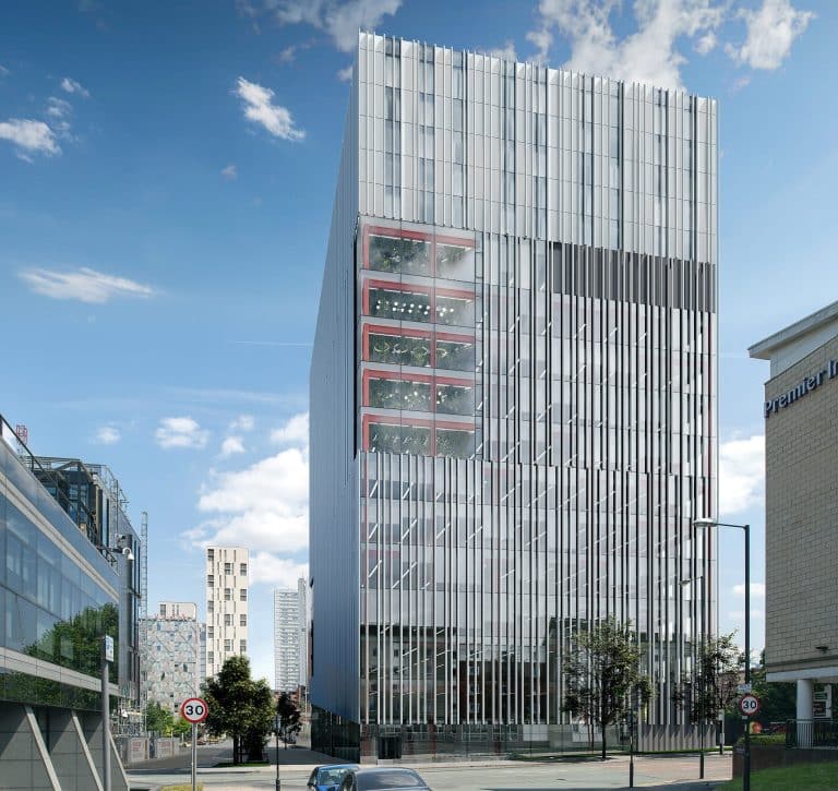 Premier Inn sign for First Street