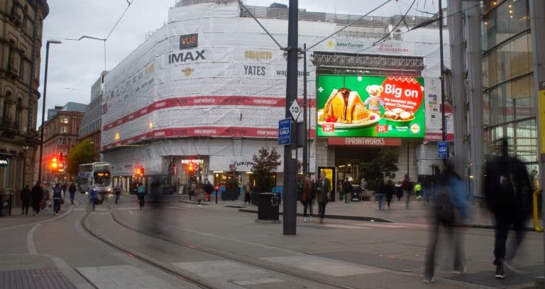 ADI Install First LED screen as part of Printworks Manchester’s Digital Transformation