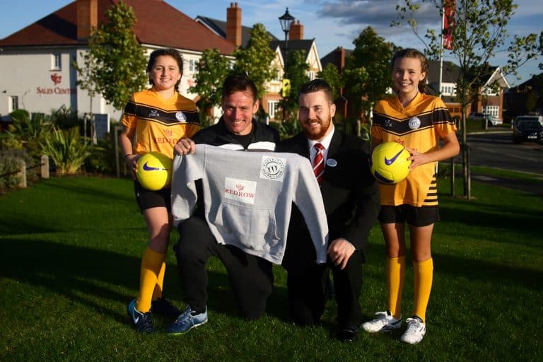 Football team kicks off maiden season with sponsorship from Redrow