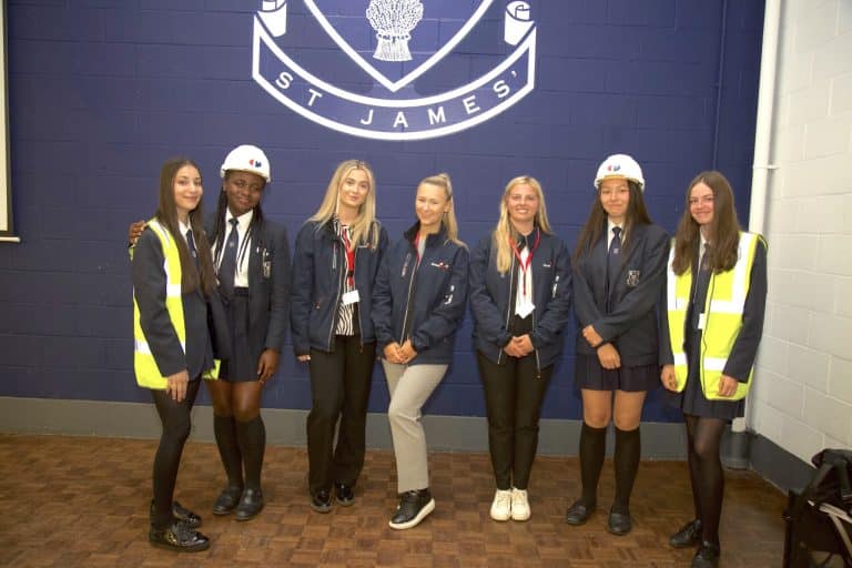 Women in Construction event draws a crowd at Stockport school