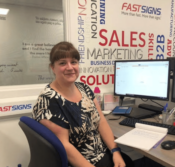 FASTSIGNS® Manchester appoints inside Sales and Customer Service Manager