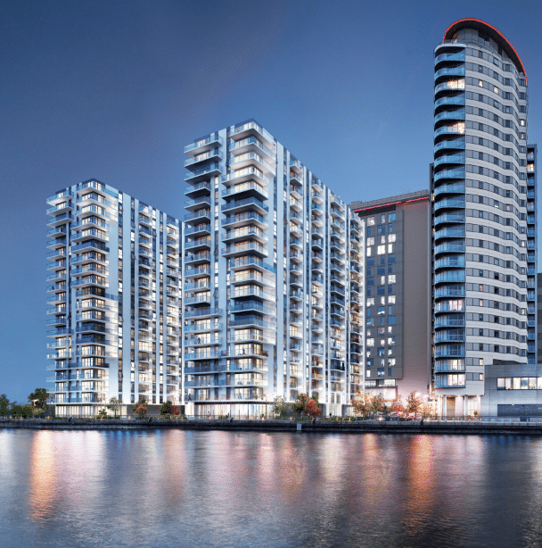 Major waterfront scheme The Green Rooms at MediaCityUK tops out