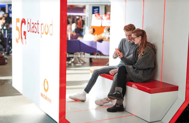 Vodafone switches on 5G at Manchester Airport