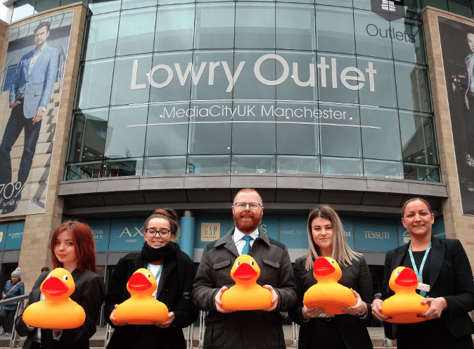 The Quays business community gets quacking for charity