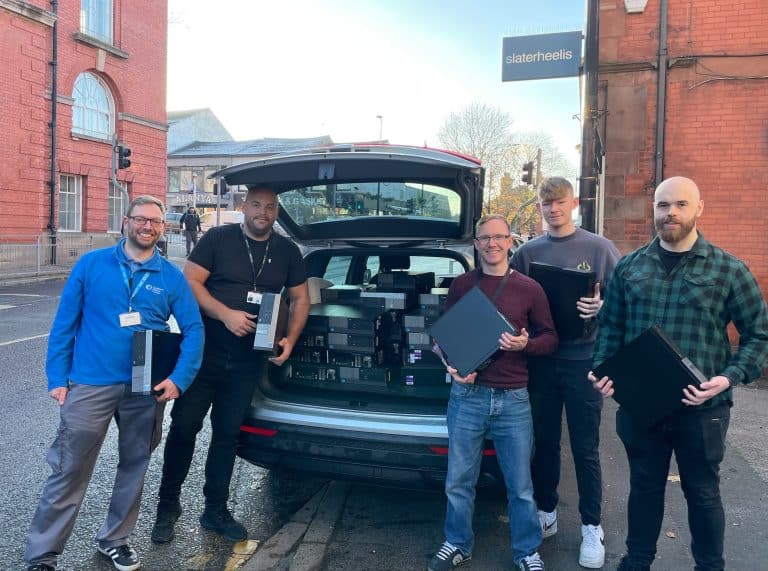 Manchester law firm helps combat digital poverty with donation of 85 PCs
