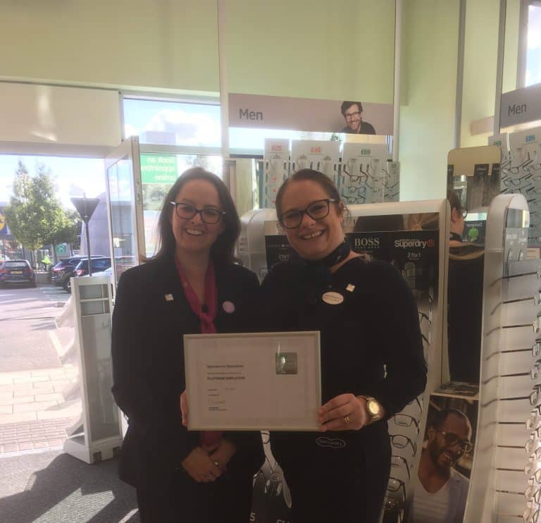 Local opticians’ praised for commitment to staff wellbeing