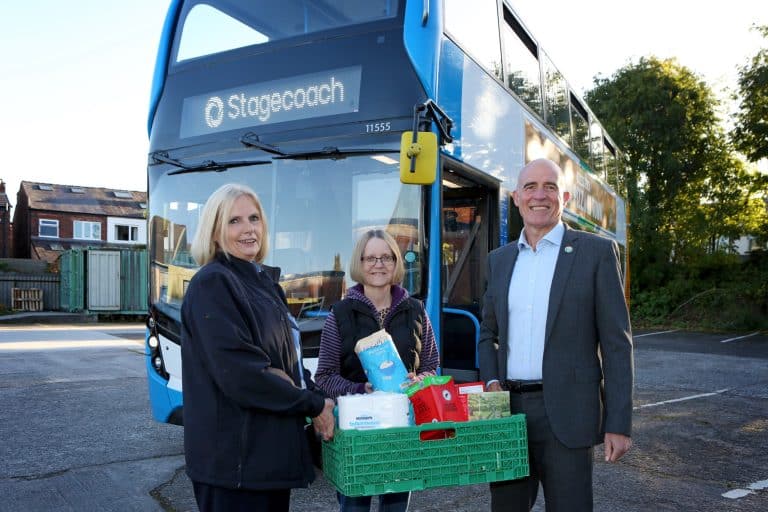STAGECOACH MANCHESTER TO SET UP REGULAR DONATIONS TO THE TRUSSELL TRUST FOOD BANKS ACROSS THE REGION