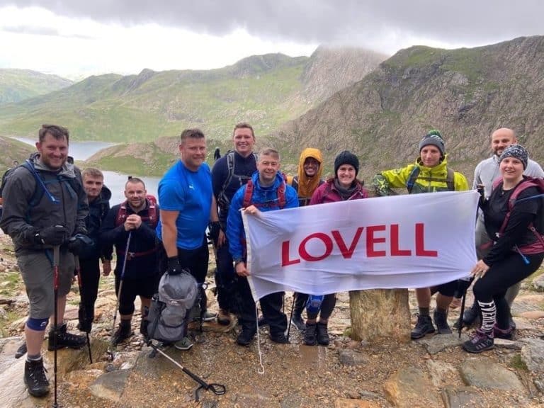 NORTH WEST HOUSEBUILDER RAISES £5,000 CONQUERING THREE PEAKS CHALLENGE