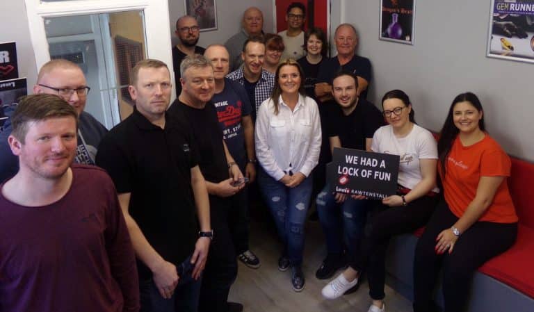 Lucardo Rawtenstall hosts engaging team building event