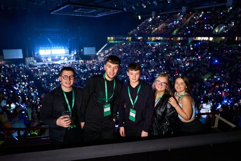 AO delivers a dream night at the AO Arena for inspirational young cricketer