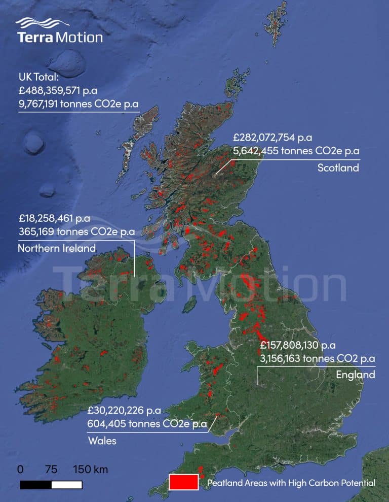 COLLAPSED’ IN FIVE YEARS WITH 50 MILLON TONNES OF  CARBON EMITTED SAYS SATELLITE MAPPING SURVEY