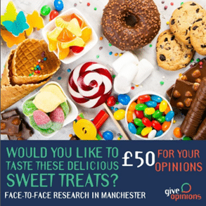 Get paid to snack this Christmas by leading market research agency Give Opinions!