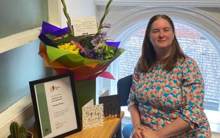 Pearson’s Pamela Walsh is appointed to the Children’s Panel as she’s awarded The Law Society’s Children Law Accreditation