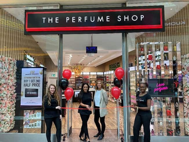 The Perfume Shop celebrates re-opening of Trafford Centre store